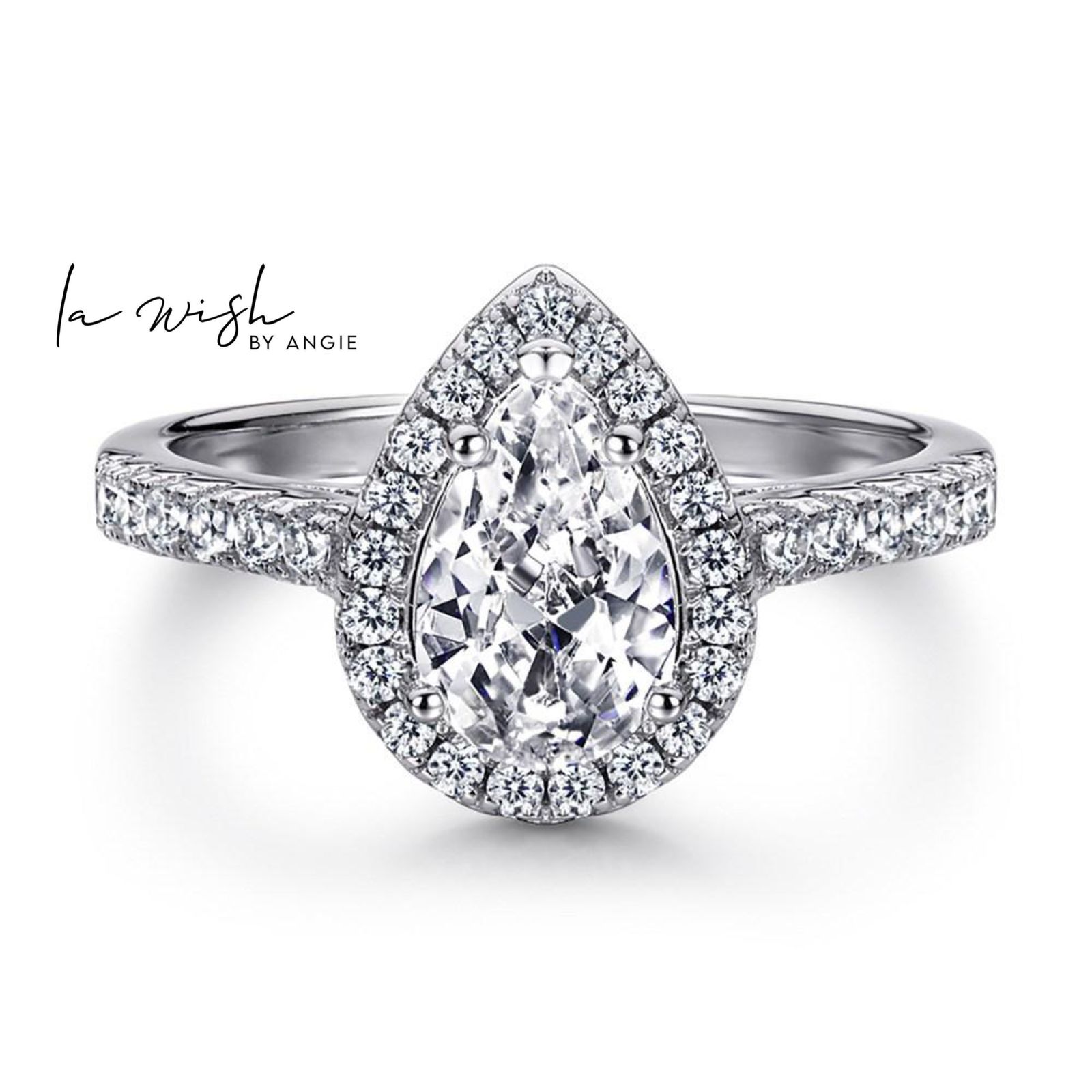 La Wish By Angie Teardrop Elegance Ring