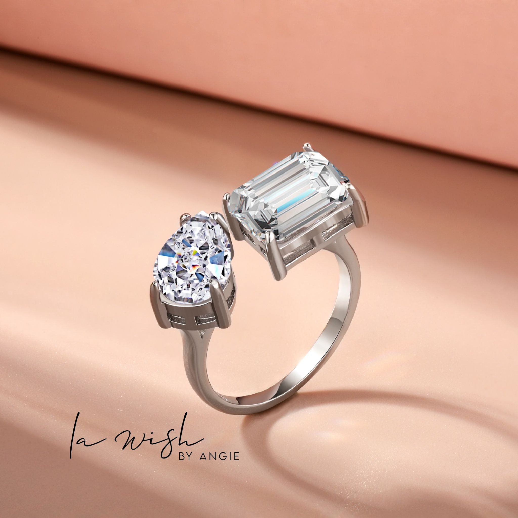 La Wish By Angie Stardom CZ Diamond Ring