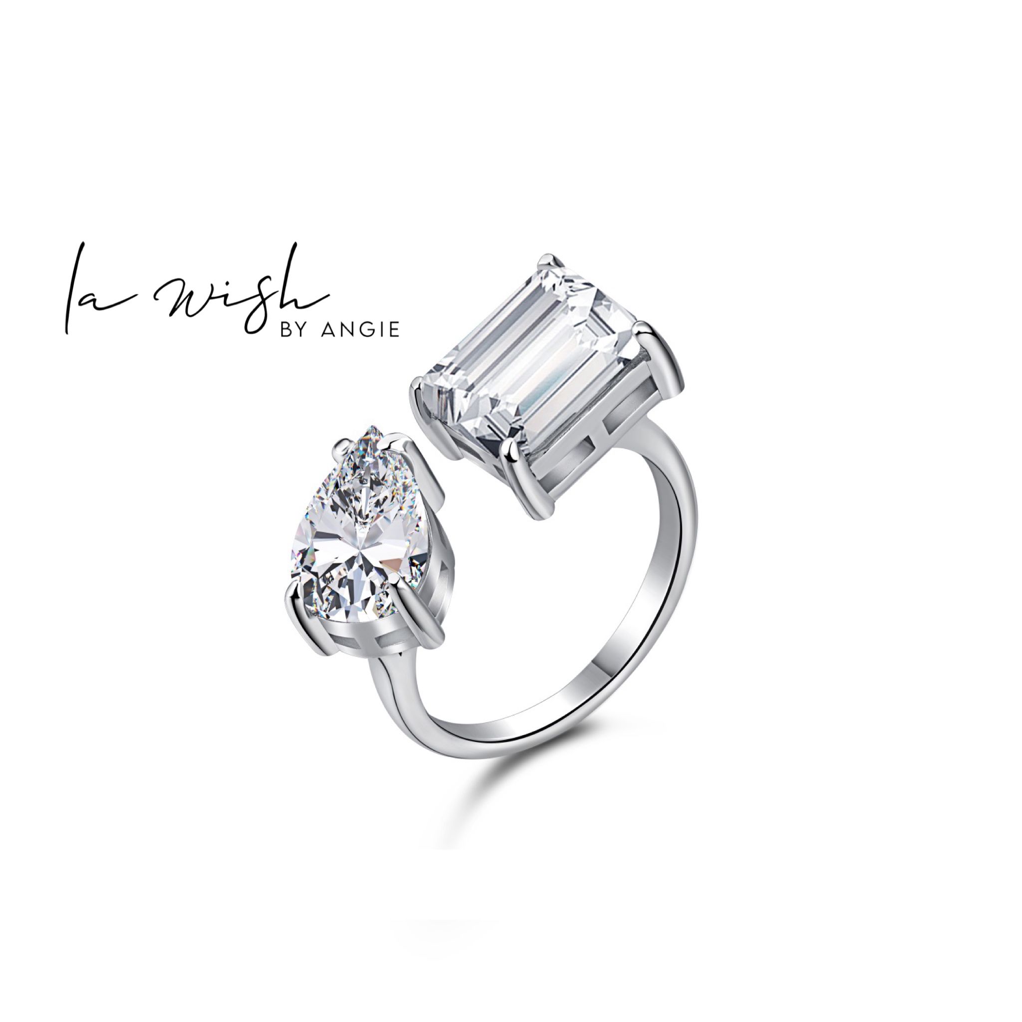 La Wish By Angie Stardom CZ Diamond Ring