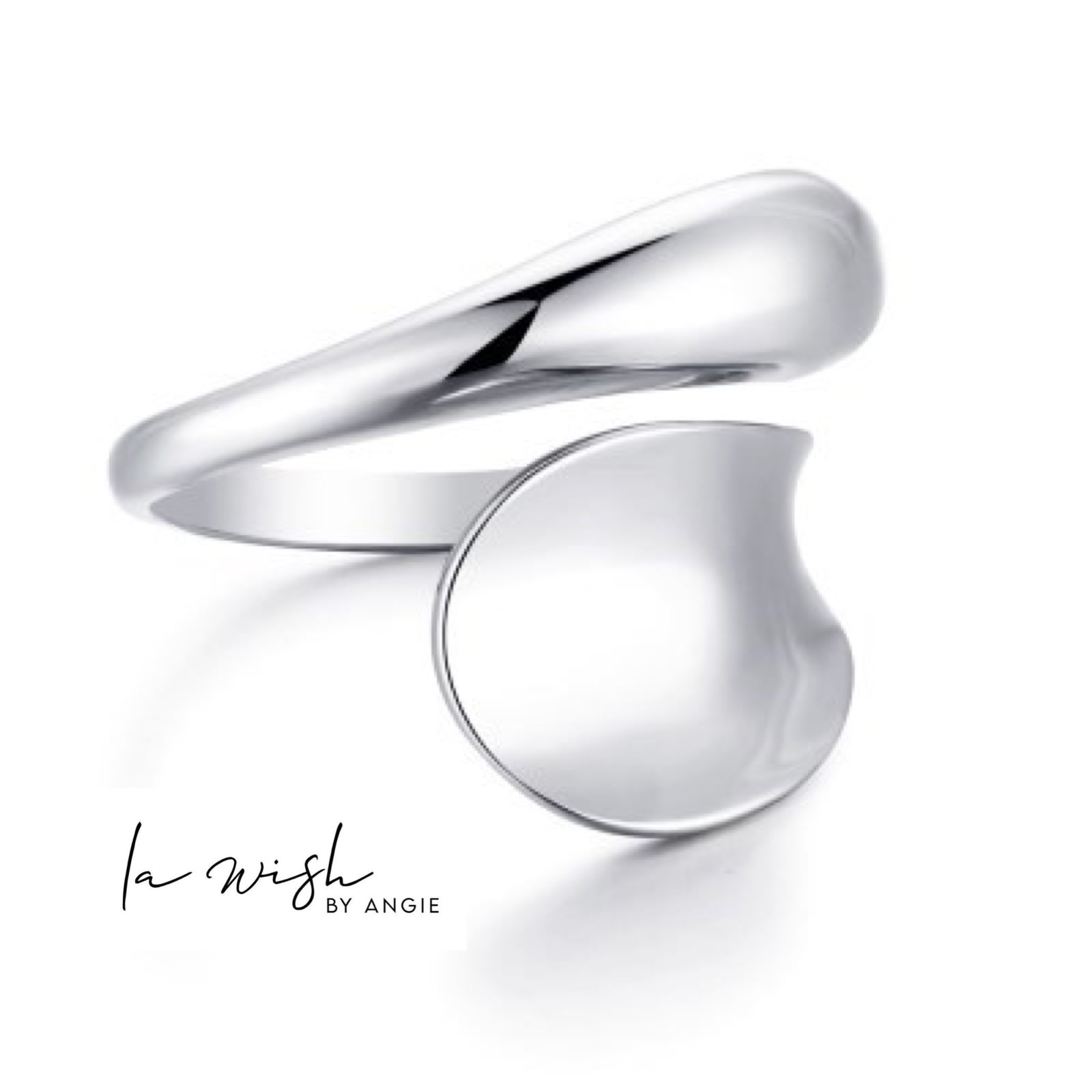 La Wish By Angie Overlap Twist Ring