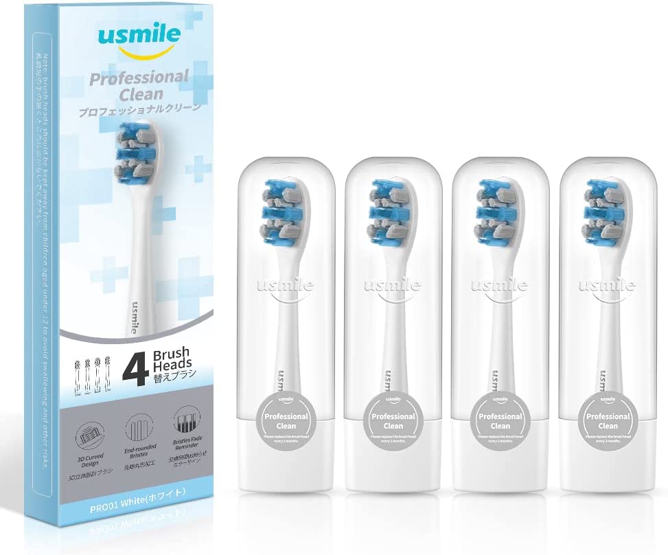 Upgrade Professional Clean Replacement Brush Head Compatible With Usmile Electric Toothbrush