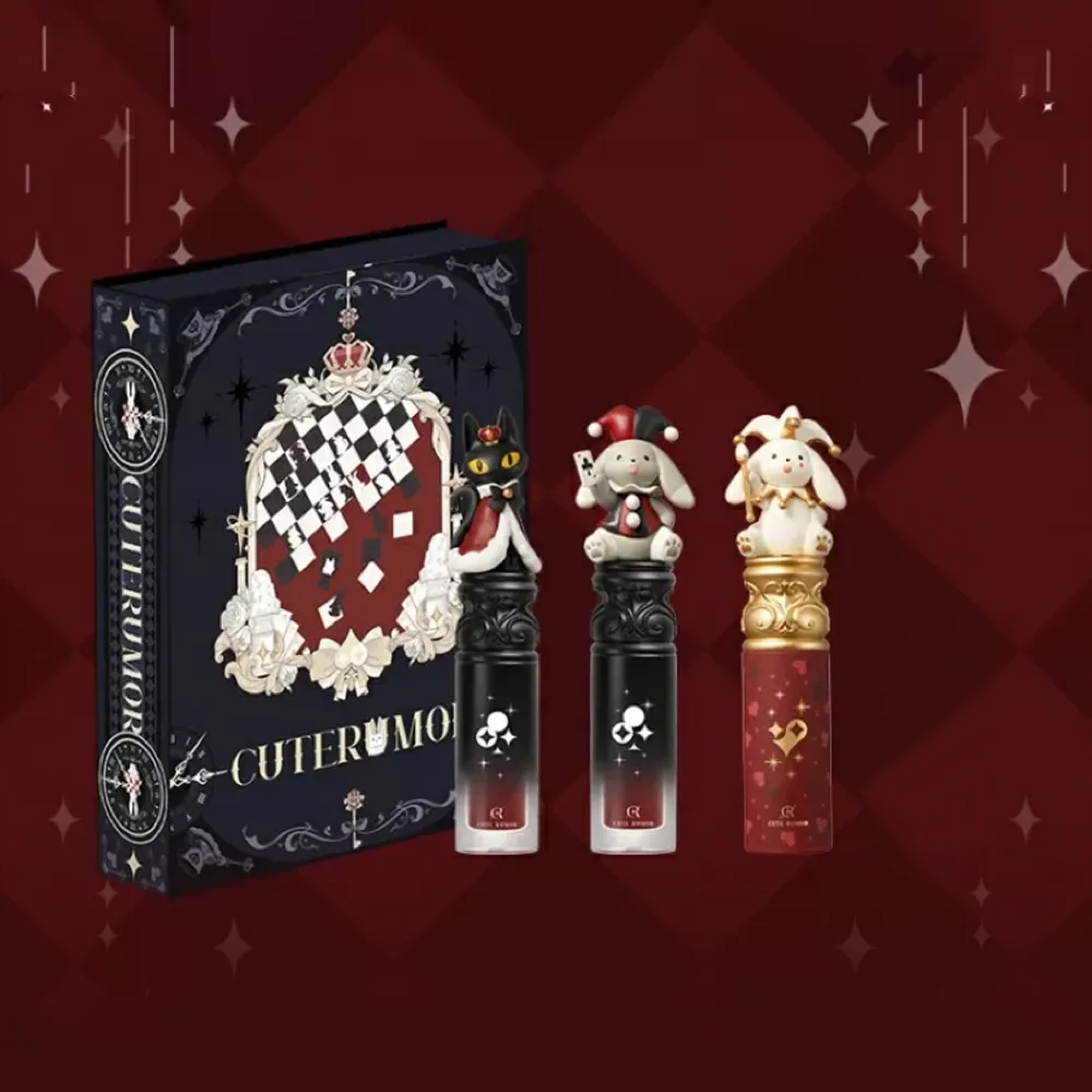 Cute Rumor-Wonderland Circus Series Matte Finish Liquid Lipstick Gift Box