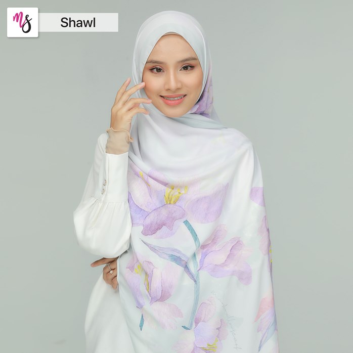 MYZURA SHAWL IN FROSTED MINT