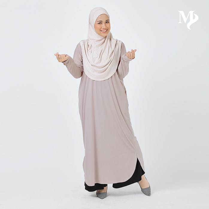 STELLA KAFTAN IN OYSTER PINK