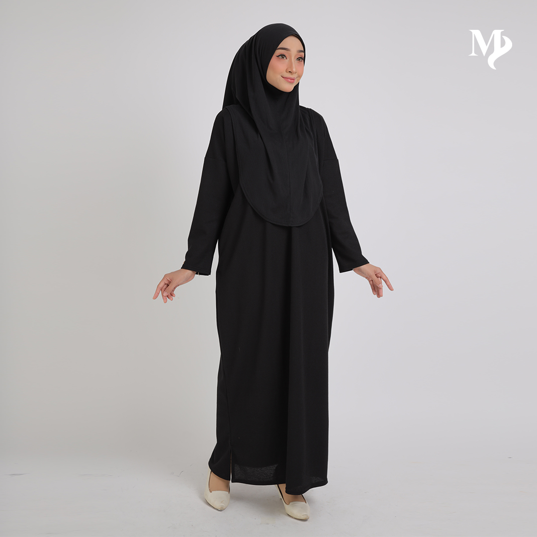 SARAA KAFTAN IN BLACK