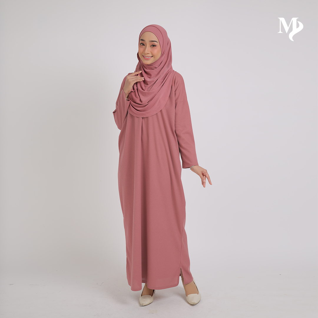 SARAA KAFTAN IN OLD ROSE