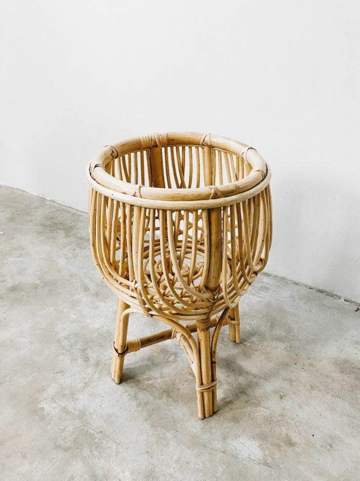 Orchid Rattan Plant Pot