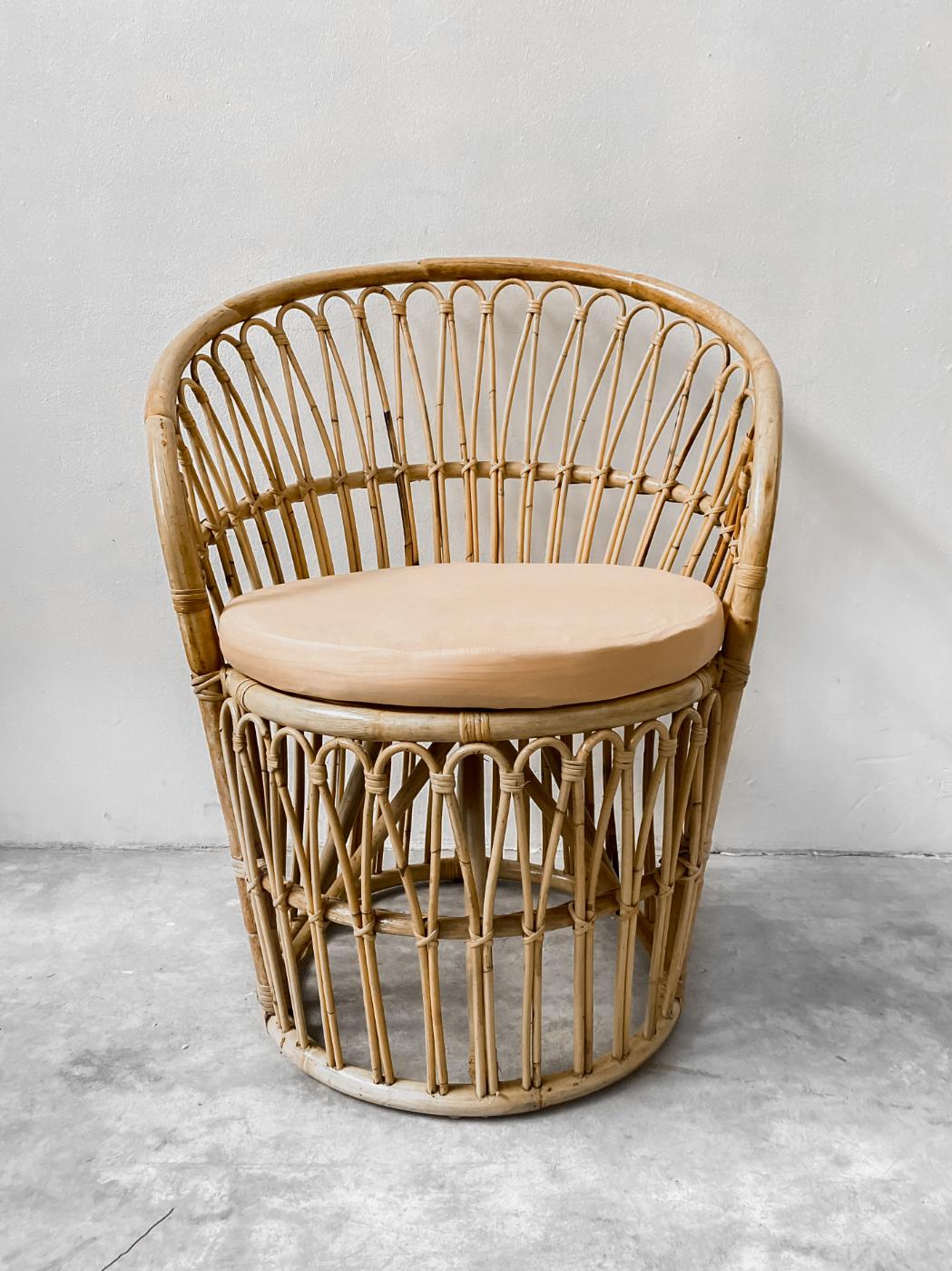 rattan single chair