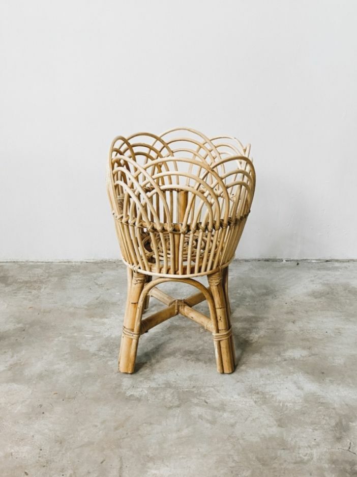 Lily Rattan Plant Pot