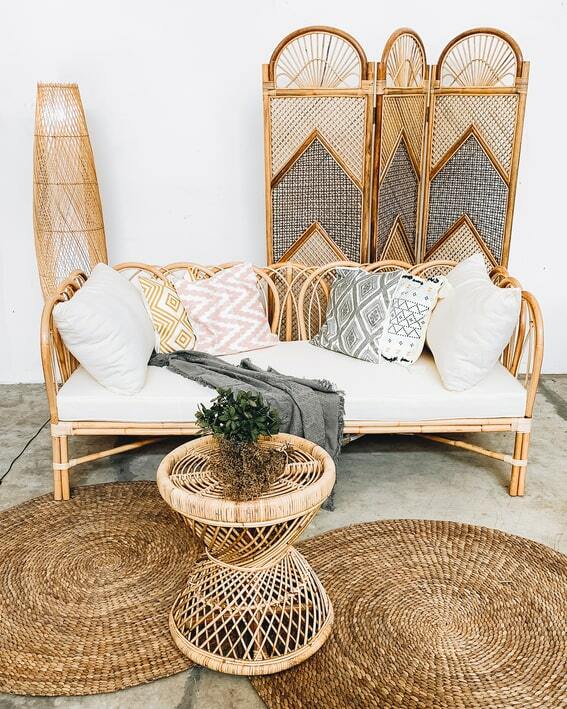 Petal Rattan Daybed / Sofabed