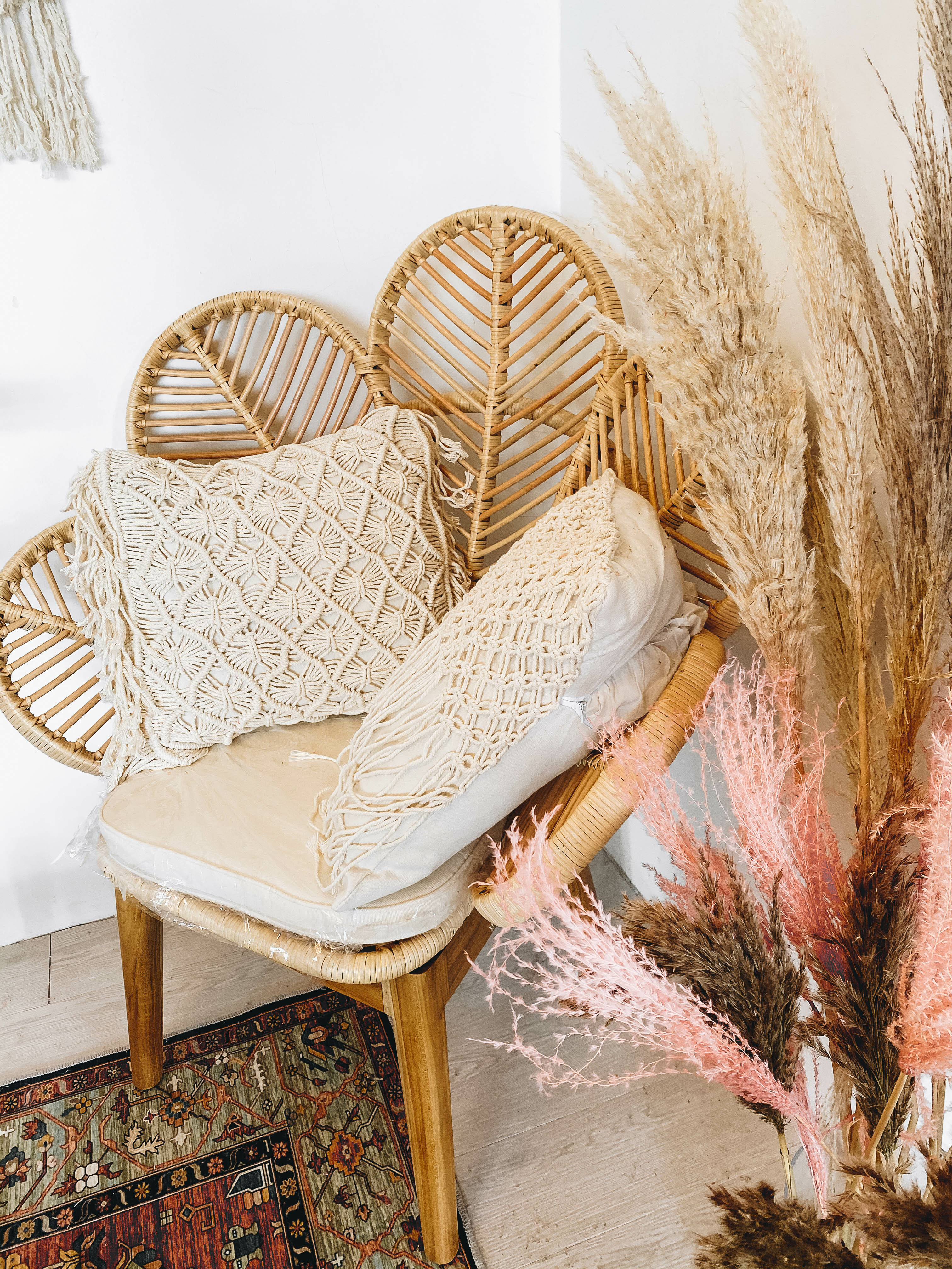 Mekar Flower Teak Chair