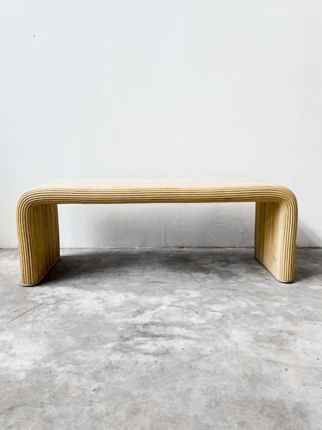 Shawn Rattan Bench / Coffee Table