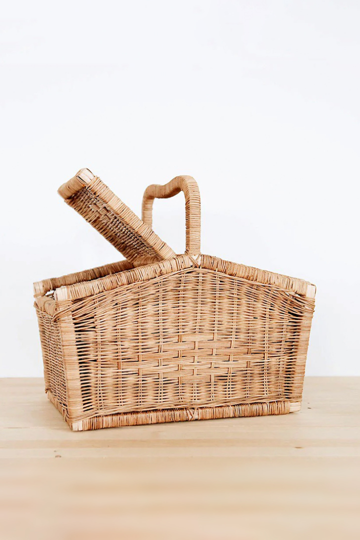 Rattan Picnic BasketBooming Plus