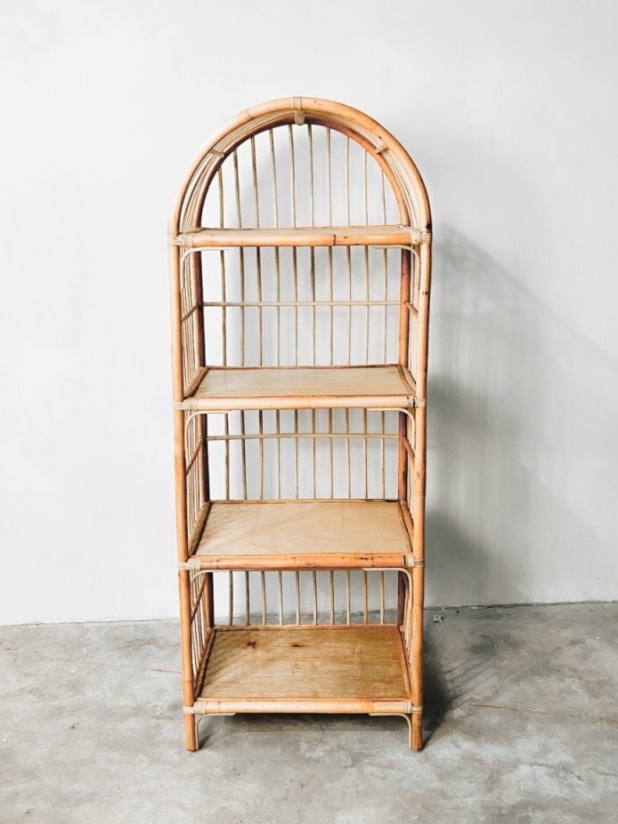 Curvy Rattan Rack / Shelf
