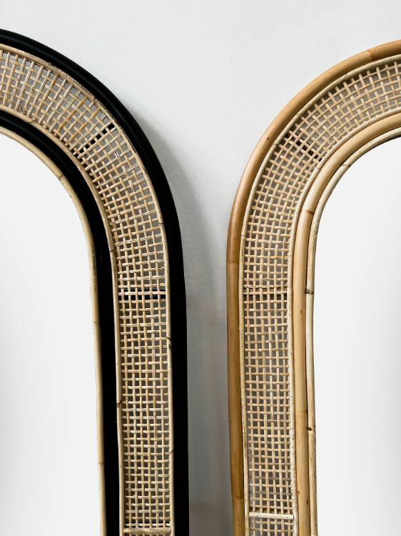 Natural Estuari Rattan Mirror