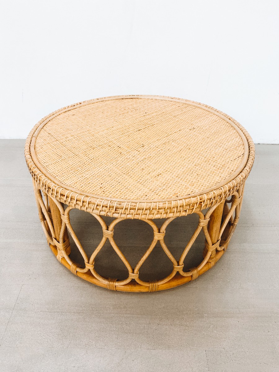 Opalhouse rattan clearance coffee table