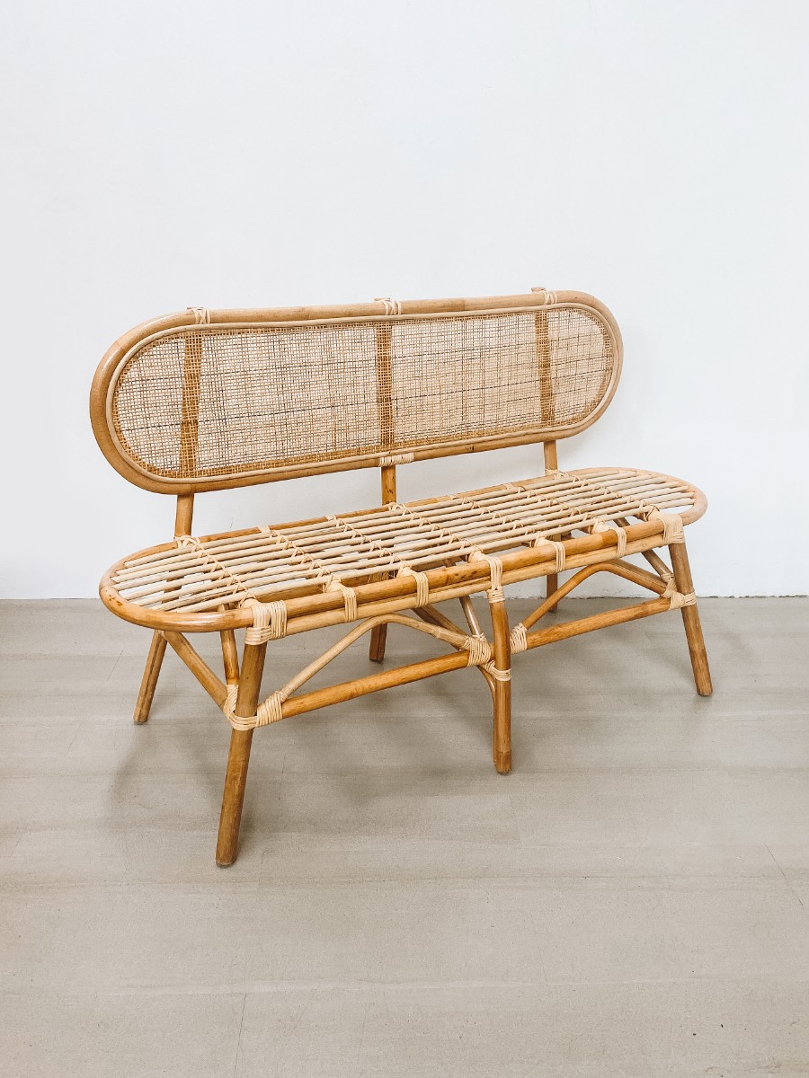 Sanura Rattan Bench