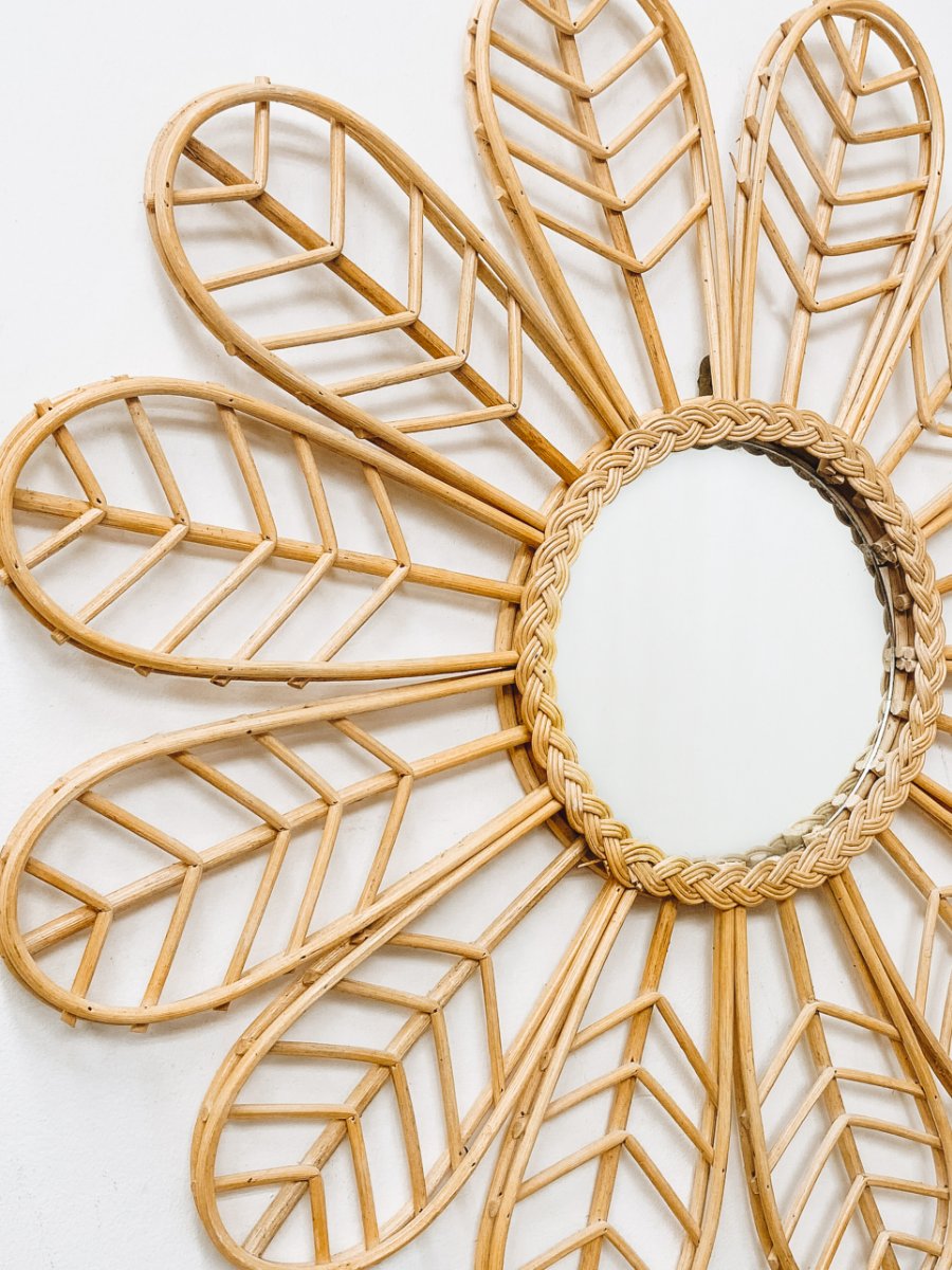 Rattan Wall Mirror 21Booming Plus