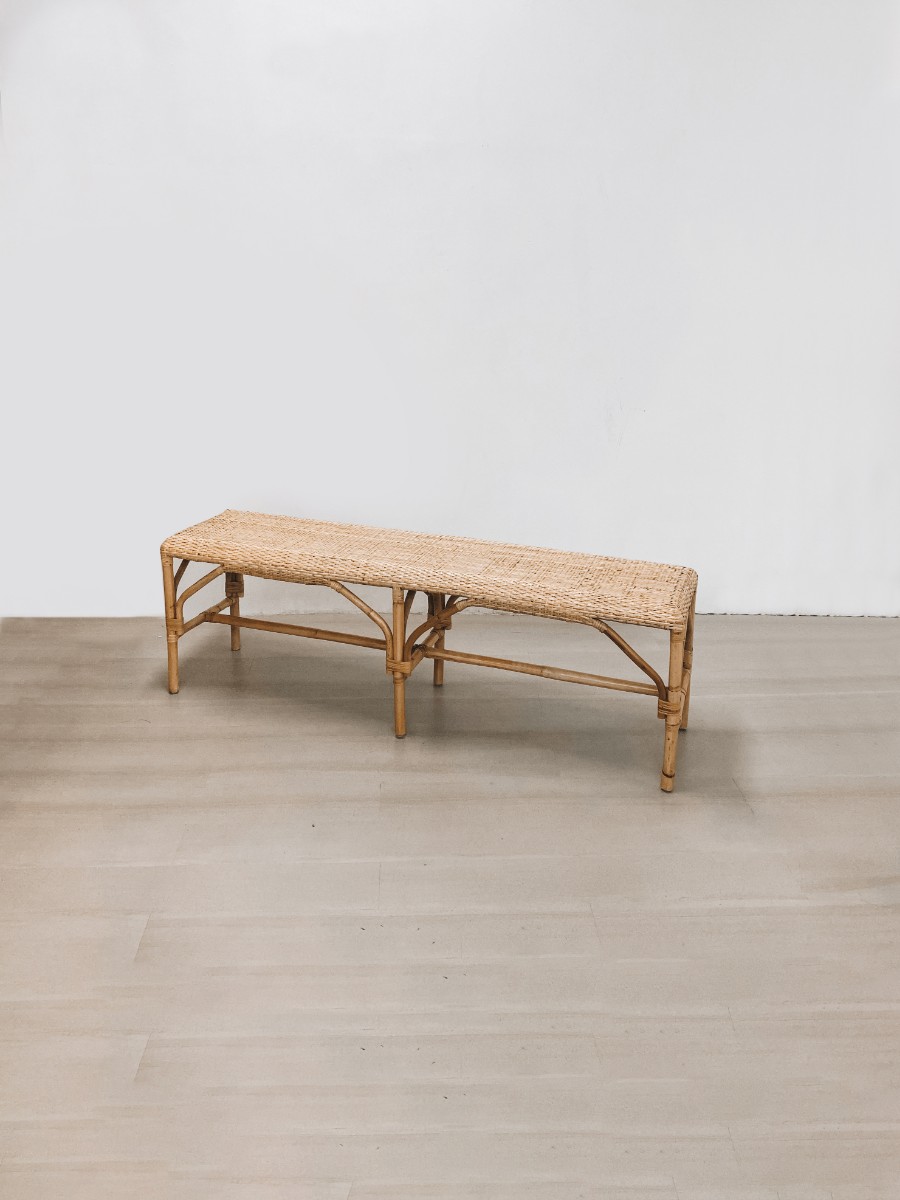 Lana Rattan Bench