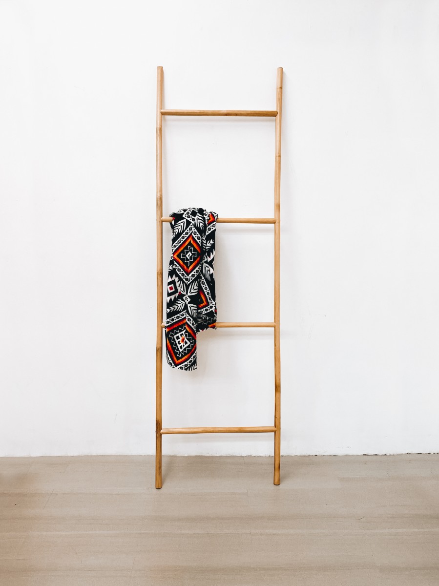 Rattan Ladder / Cloth Hanging