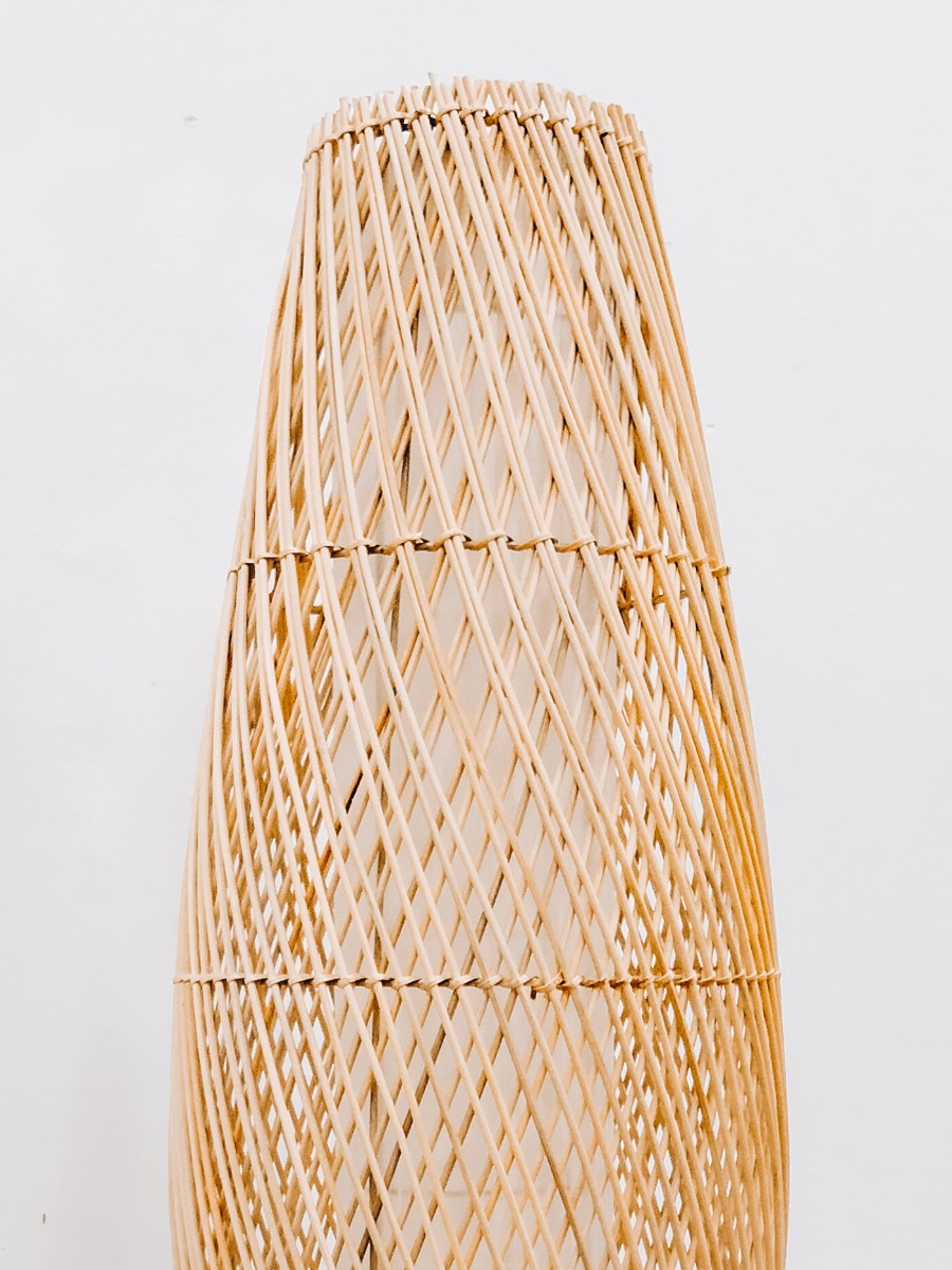 Sterling Rattan Stand Lamp