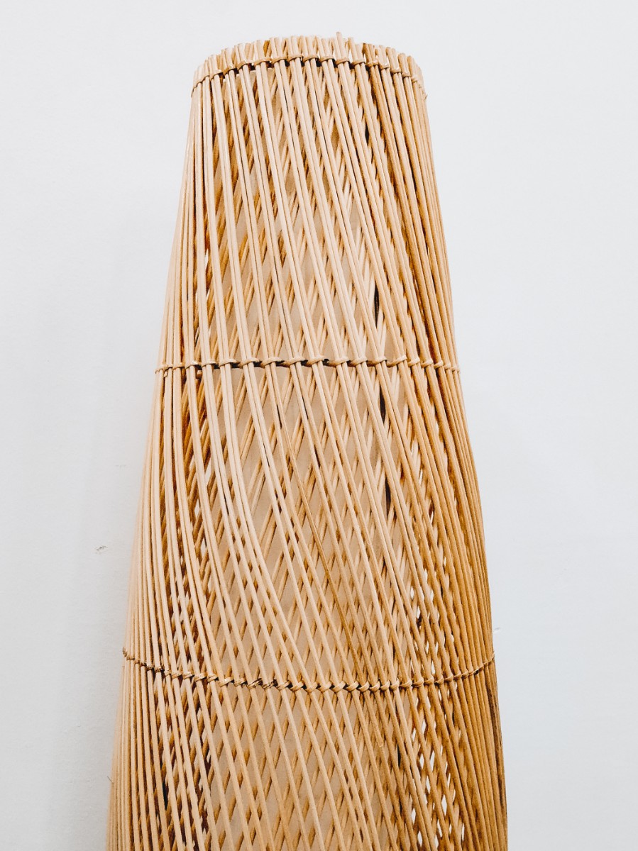 Sterling Rattan Stand Lamp