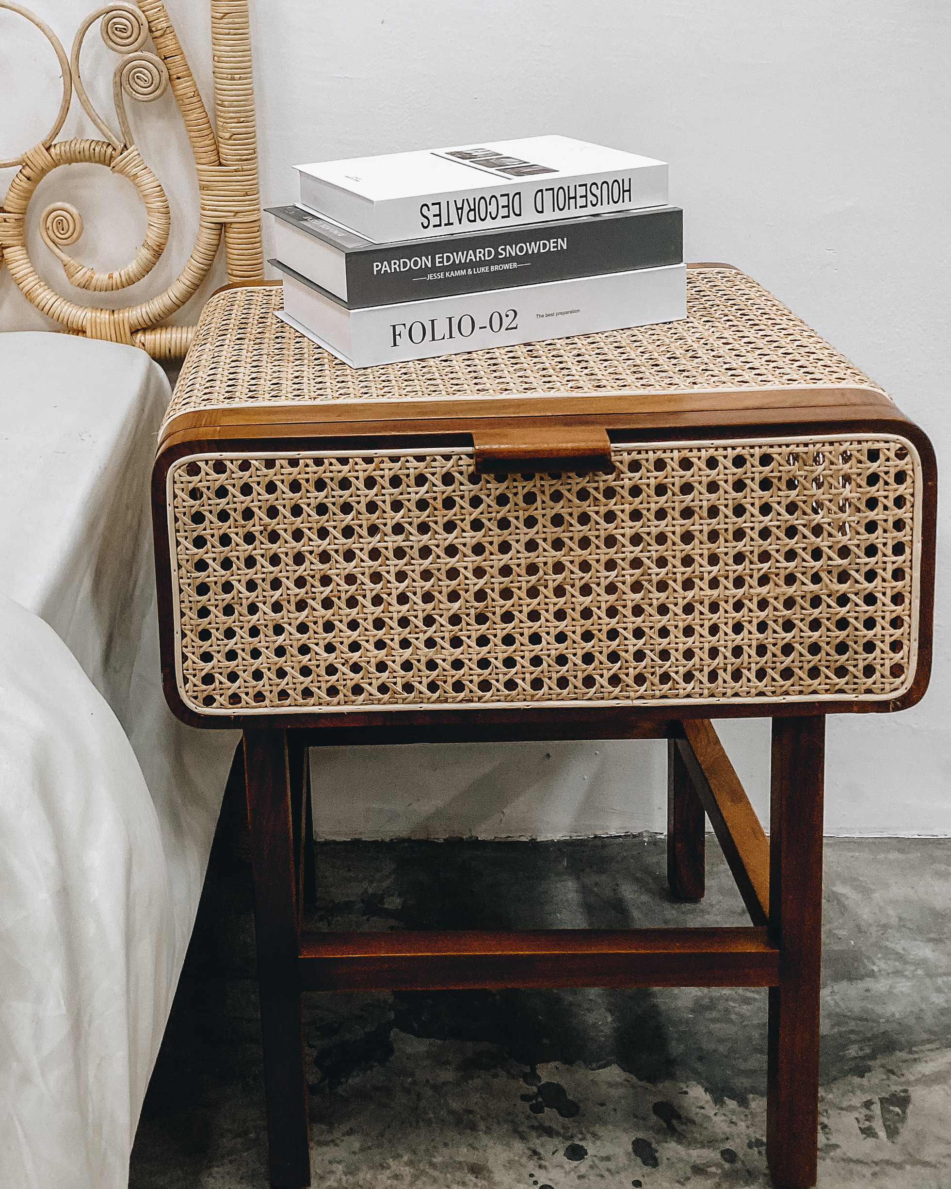 Tati Rattan Side Table