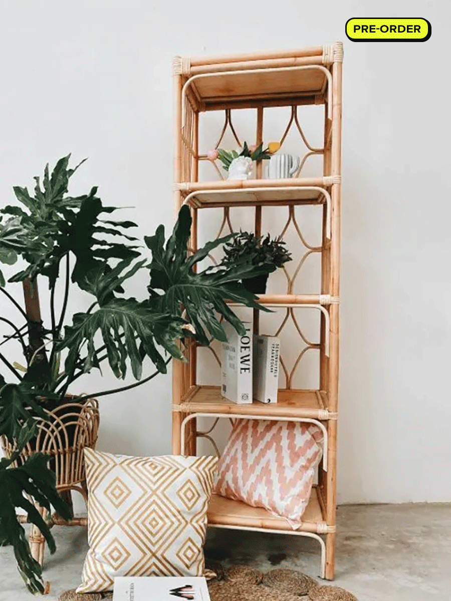 Talia Rattan Rack