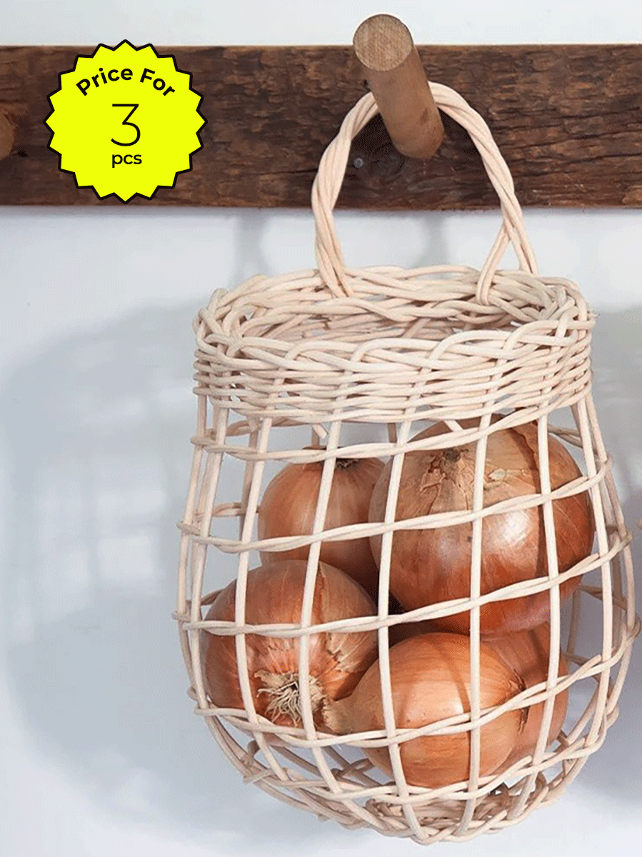 Onion Rattan Basket