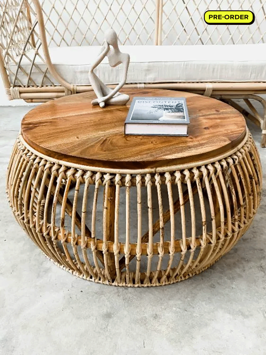 Holistic Rattan Coffee Table