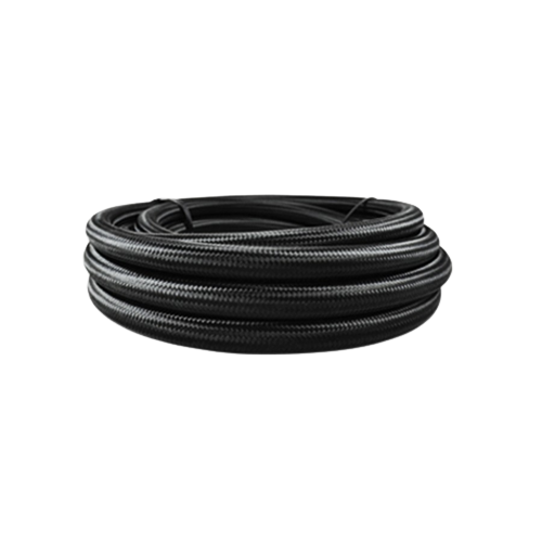 NYLON BRAIDED HOSE BLACK
