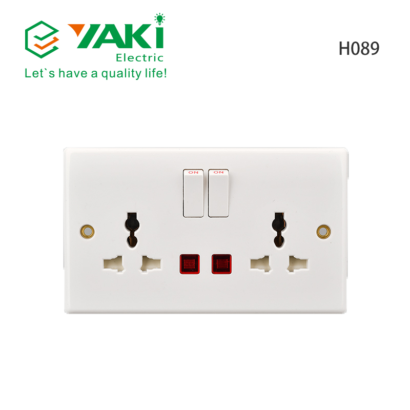 UK Helio Series  power electrical wall switch Copper AC 220v 