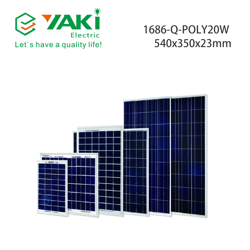 High Efficiency Polycristollin Solar Panel 20W-300W