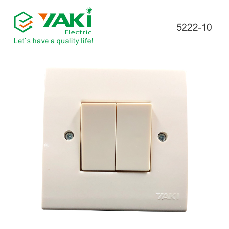 French Single Control Wall Home Switches Series Celia White Current 10V-16V AV 