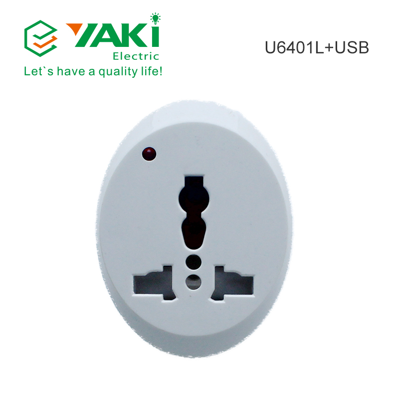 Travel Multi Universal Socket Adaptor with USB