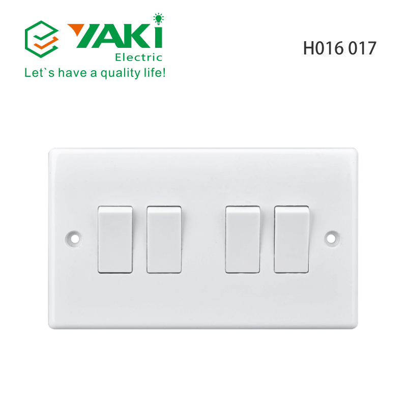 UK Helio Series  power electrical wall switch Copper AC 220v 