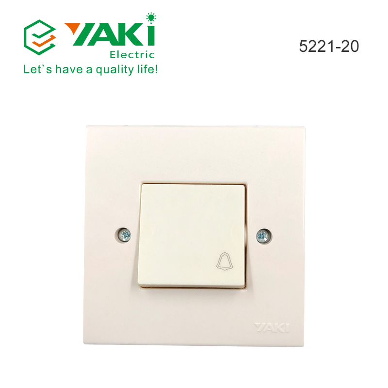 French Single Control Wall Home Switches Series Celia White Current 10V-16V AV 