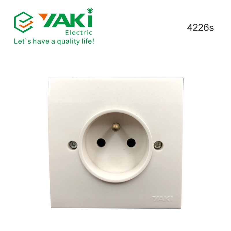 French Single Control Wall Home Switches Series Celia White Current 10V-16V AV 