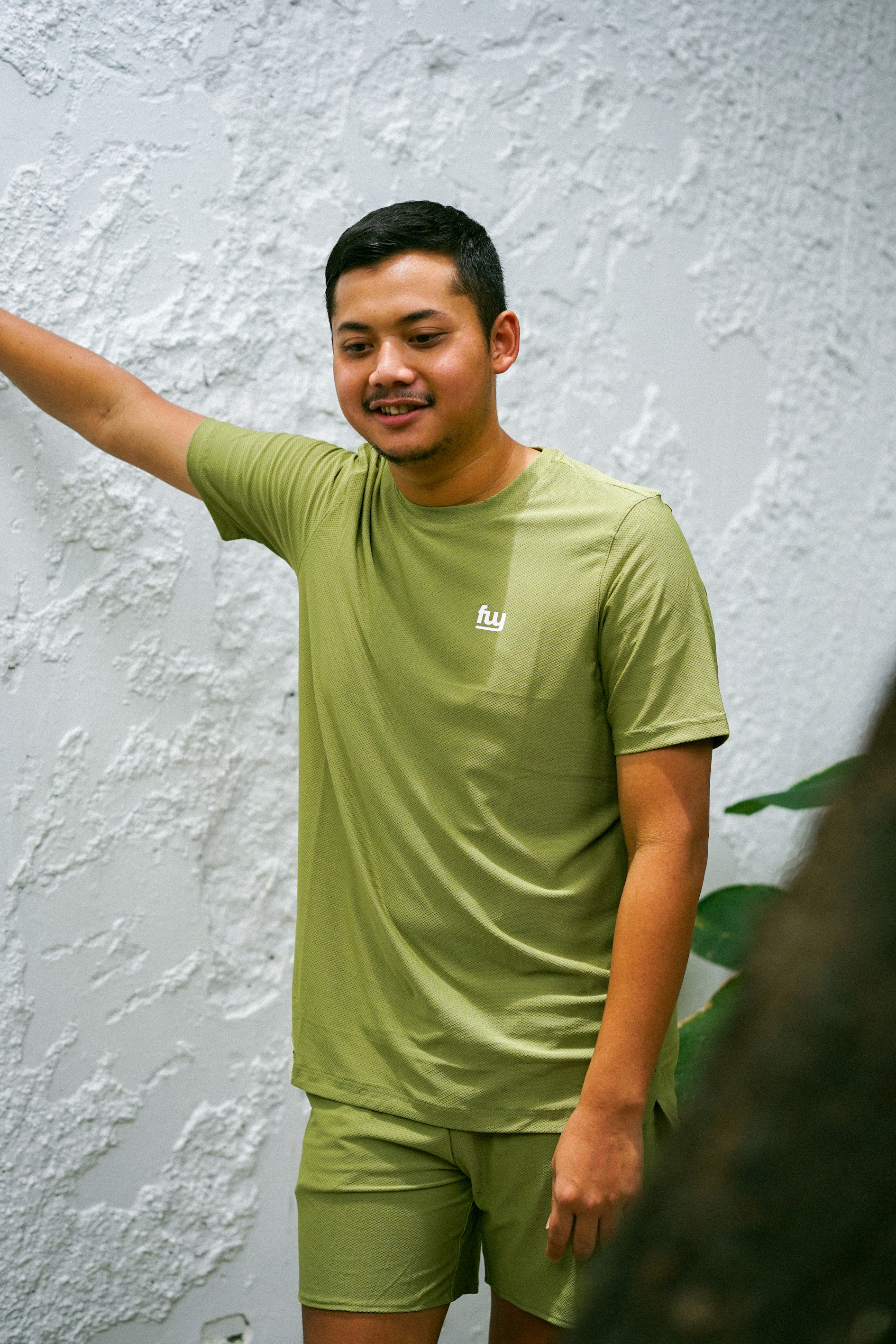 Men's Short Sleeve in Lime Green