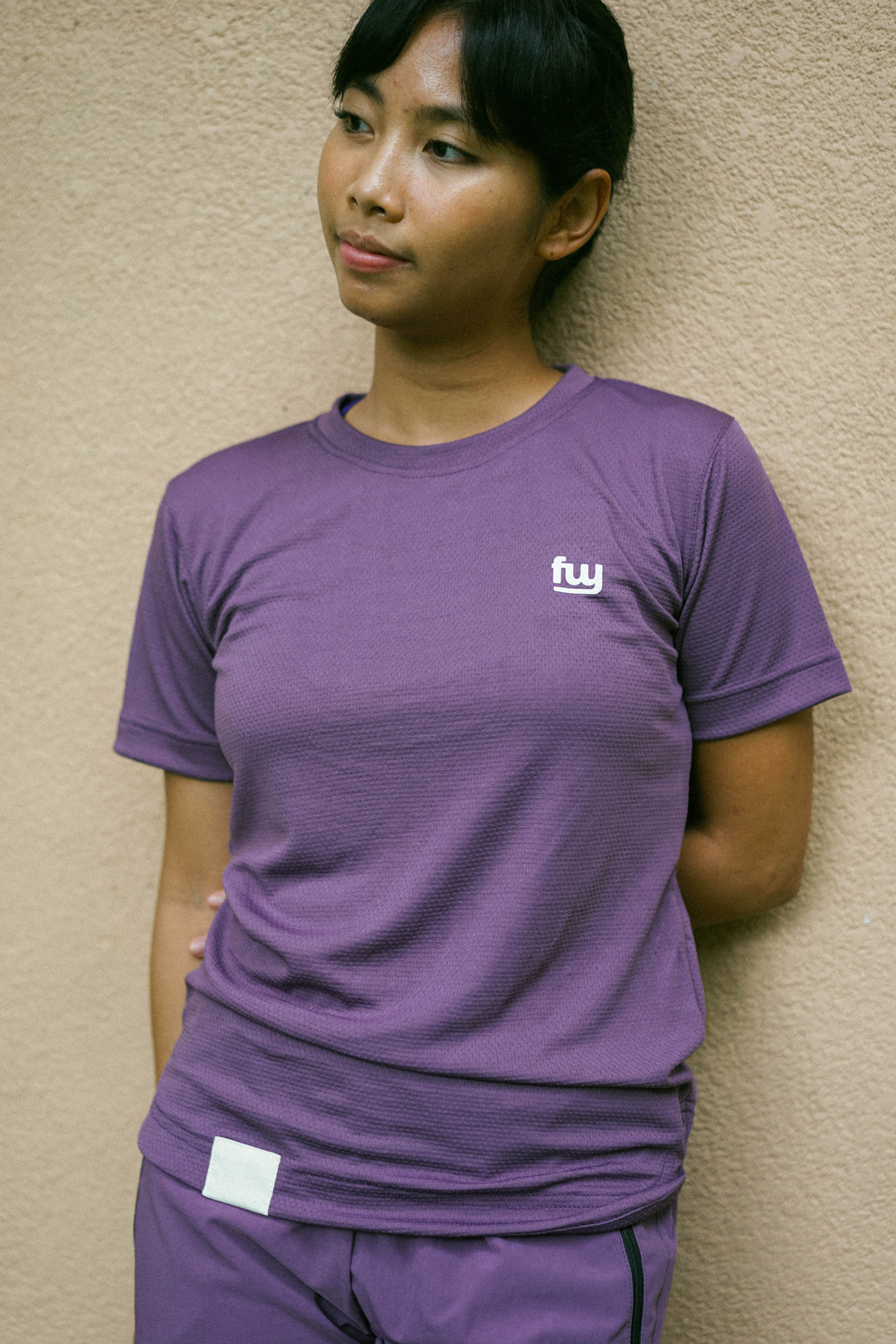 Women's Short Sleeve in Purple