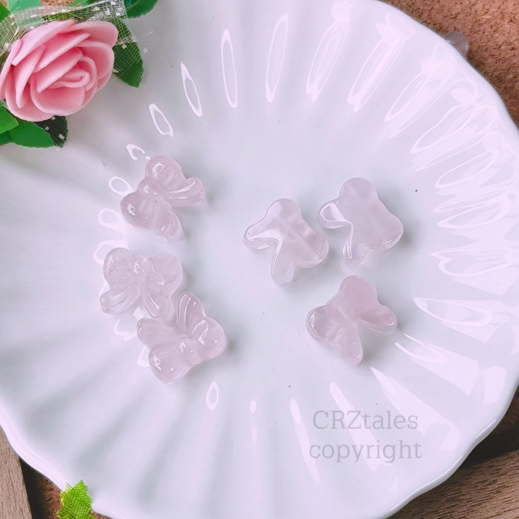 Rose Quartz Ribbon DIY