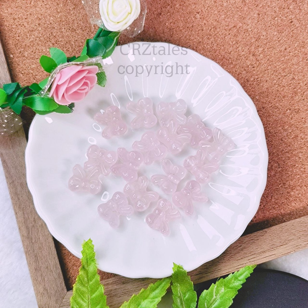 Rose Quartz Ribbon DIY