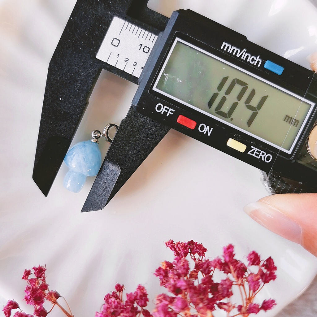 Aquamarine Mushroom Charmie