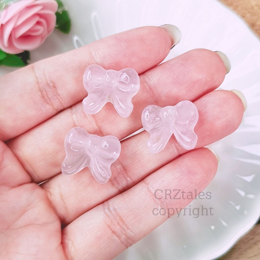 Rose Quartz Ribbon DIY