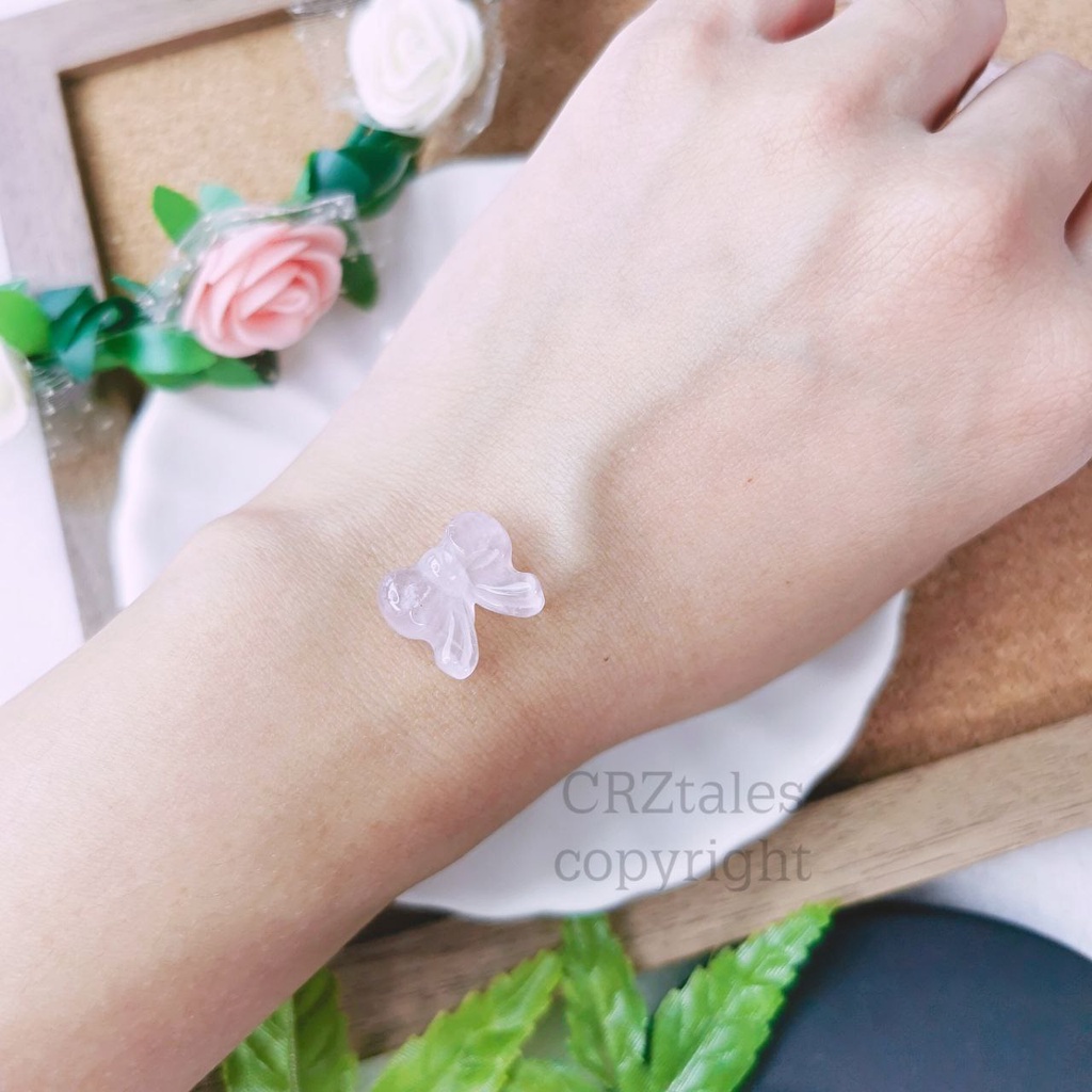 Rose Quartz Ribbon DIY