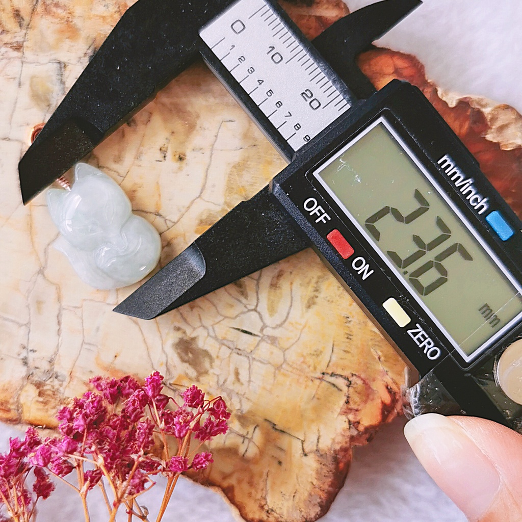 Burmese A Grade Jade Big Head Fox Charmies