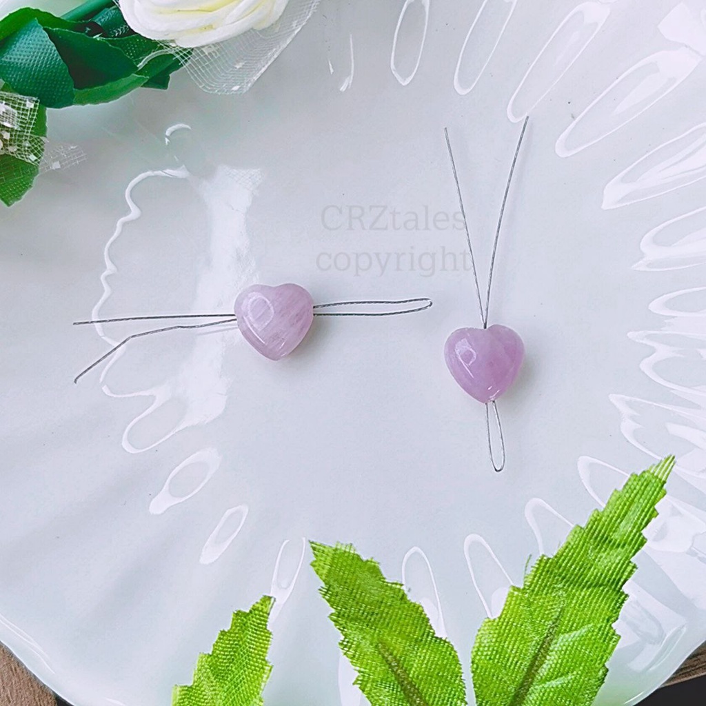 Kunzite Heart DIY 