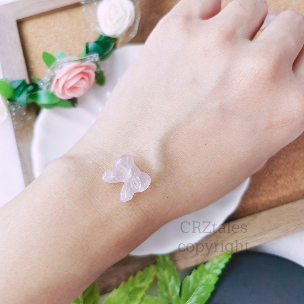 Rose Quartz Ribbon DIY