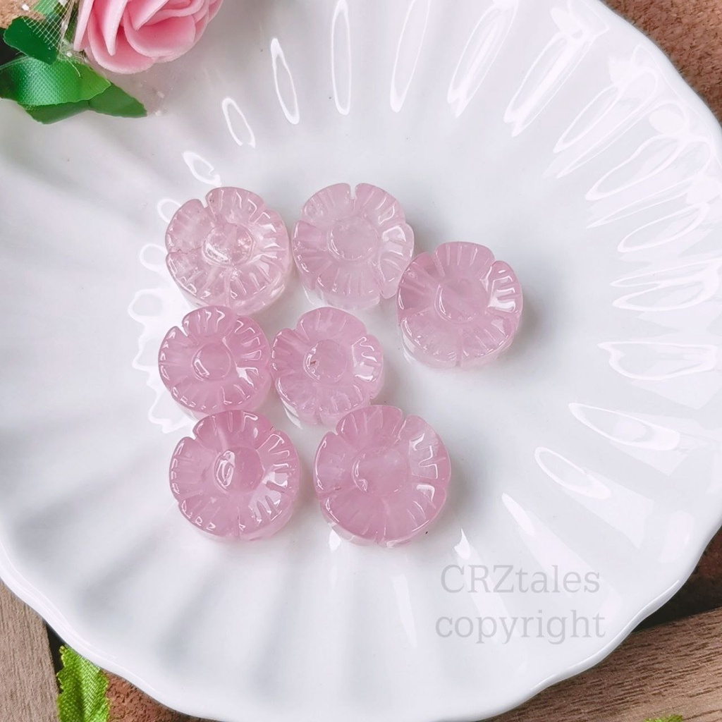 Rose Quartz Flower DIY [Large]