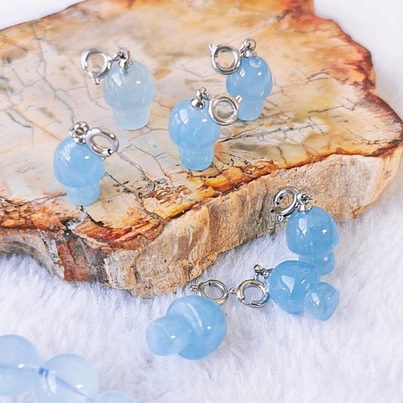 Aquamarine Mushroom Charmie